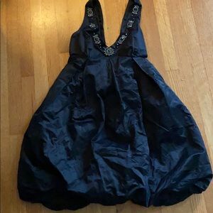 Laundry black formal cupcake babydoll dress